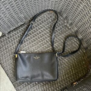 Kate Spade Black Leather Crossbody Bag